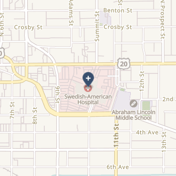 Swedish American Hospital on map