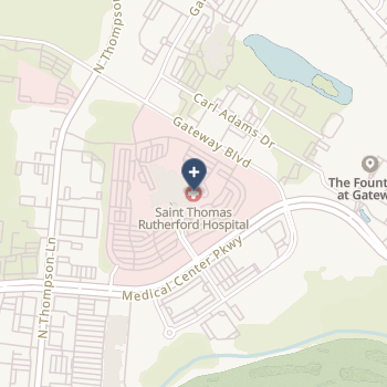 Saint Thomas Rutherford Hospital on map