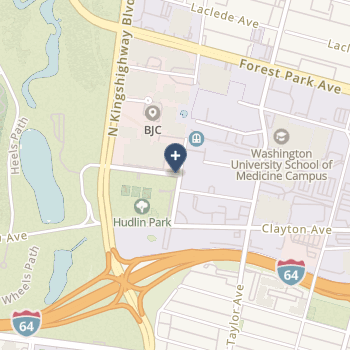 Barnes Jewish Hospital on map