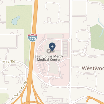 Mercy Hospital St Louis on map