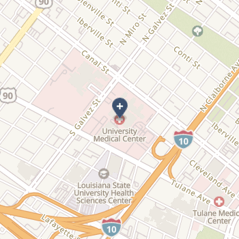 University Medical Center New Orleans on map
