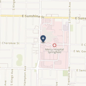 Mercy Hospital Springfield on map