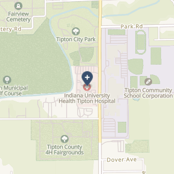 Indiana University Health Tipton Hospital Inc on map