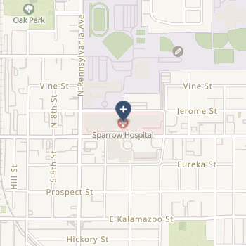 Edward w Sparrow Hospital on map