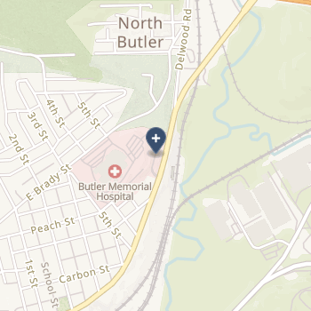 Butler Memorial Hospital on map