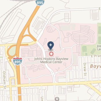 Johns Hopkins Bayview Medical Center on map