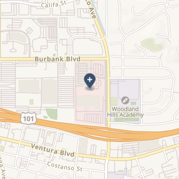 Kaiser Foundation Hospital - Woodland Hills on map