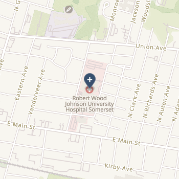 Robert Wood Johnson University Hospital Somerset on map