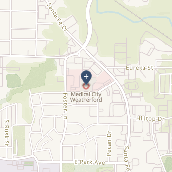 Medical City Weatherford on map