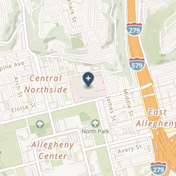 Allegheny General Hospital on map